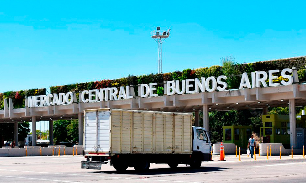 Entrada al Mercado Central de Buenos Aires