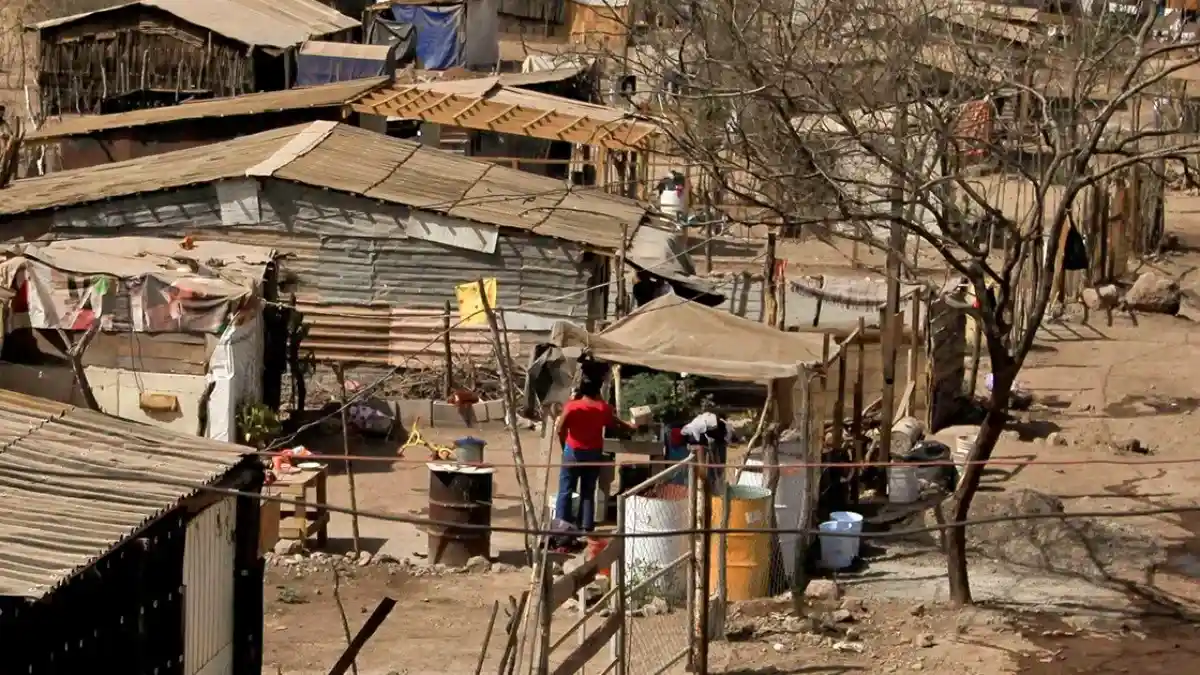 Una familia pobre en México